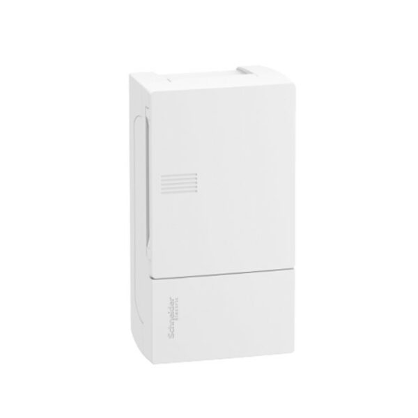 Schneider mini Pragma surface enclosure - 1 x 4 modules - plain door
